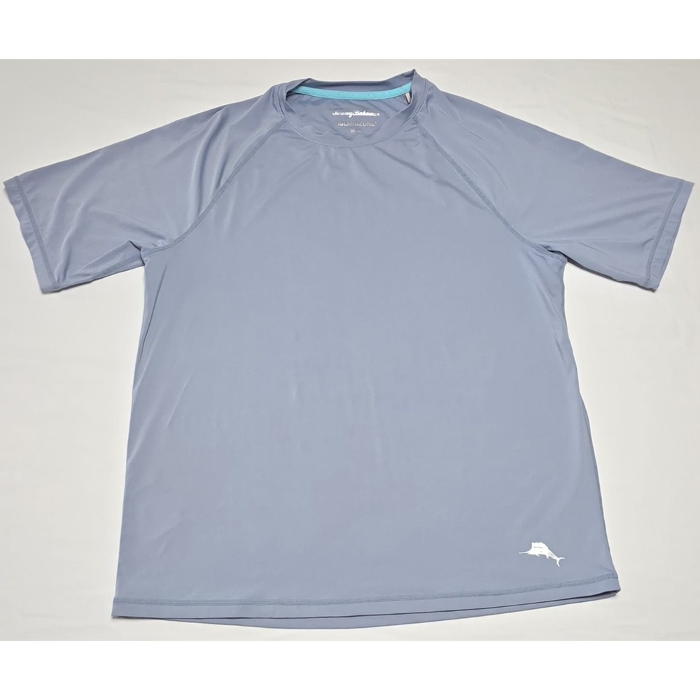 Tommy Bahama Island Zone shirt 30 UV Protection men medium In Gray Color